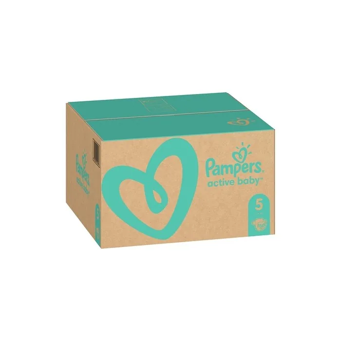 Pampers Baby Diapers Size 5 11-16kg Active Baby Diapers, 150 Pieces, Monthly