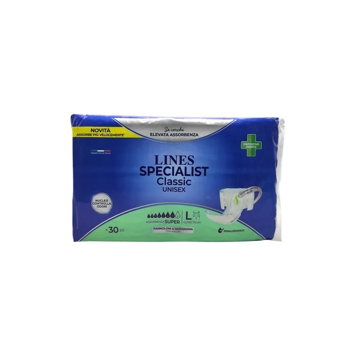 Lines Specialist Unisex Pullup Diapers Size L Super X 30