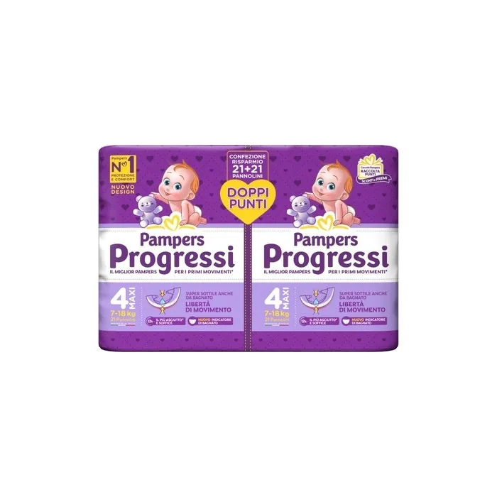 Pampers Progressi Maxi Size 4 42 Diapers