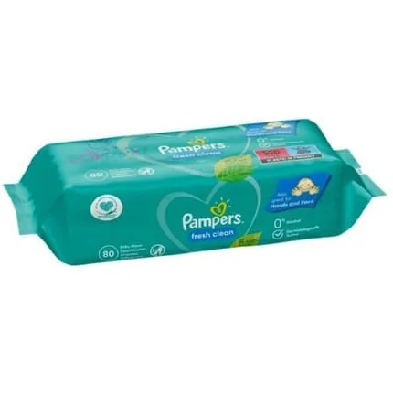Pampers Fresh Clean Baby Wipes 80 Count