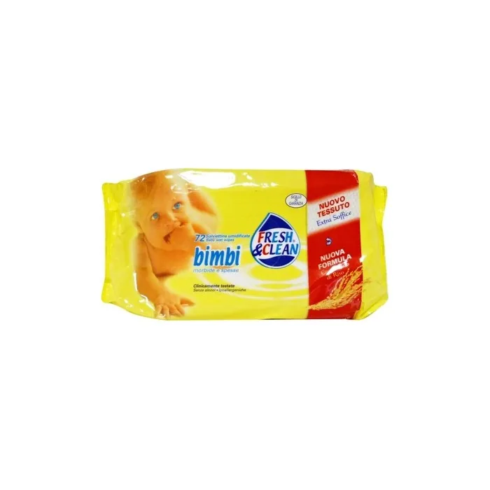 Fresh Clean Bimbi Wet Wipes 72 Pieces