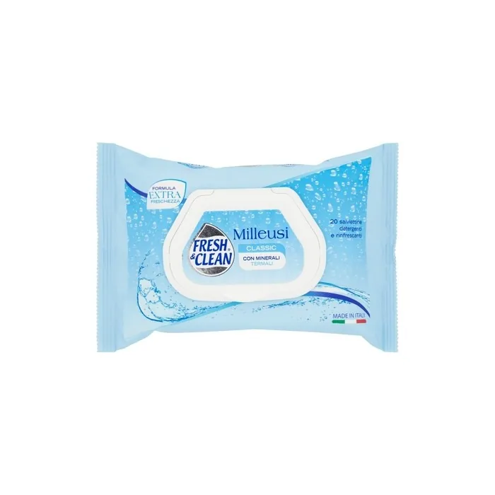 Fresh&Clean Classic Moisturizing Multi-Purpose Wipes 20 Count