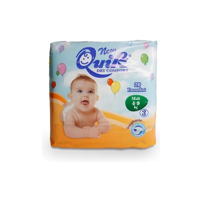 Quik Diapers Size 3 kg 4/9 20 Pieces