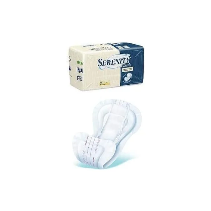 Serenity Shaped Plus Incontinence Diaper with Non-Woven Fabric 30 Pieces