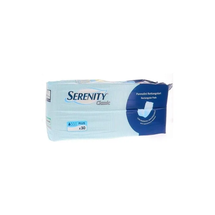 Serenity Classic Rectangular With Barrier Nappies, 30 Nappies