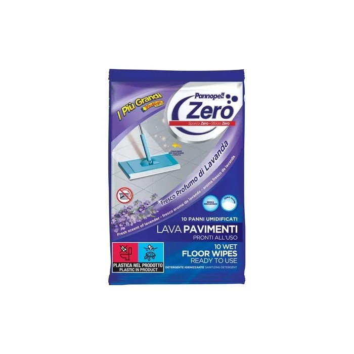 Pannopell Zero10 Ready-To-Use Wet Wipes Lavender Scent 30x40