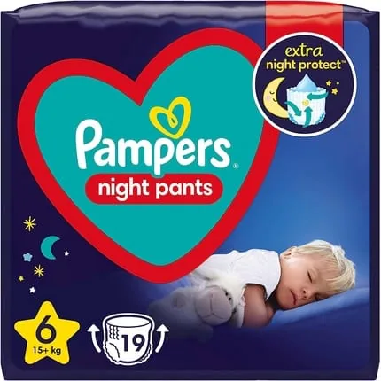 Pampers Night Pants Size 6 4 Packs Of 19