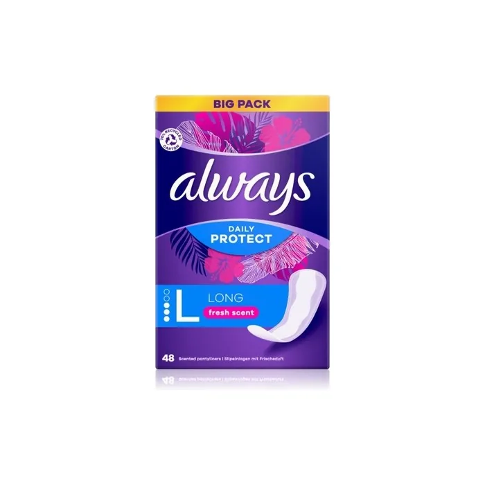 Always Daily Protect Long Fresh Scent 48ml - Feminine Hygiene