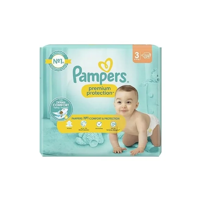 Pampers Premium Protection Diapers Size 3 29 Diapers 610 Kg