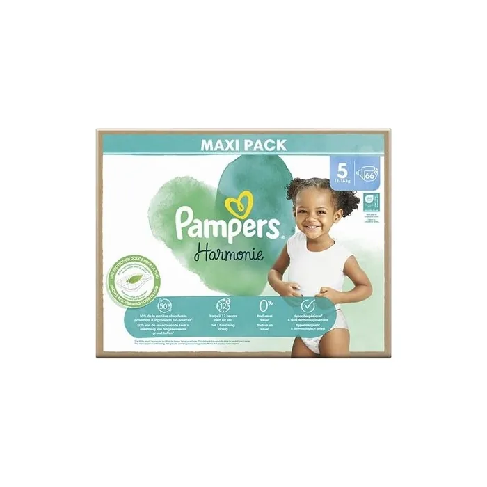 Pampers Harmony Nappies Size 5 70 Nappies (11kg - 16kg)