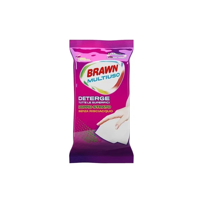 Brawn Multi-Purpose Wipes X 40