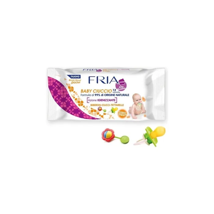 Fria Baby Pacifier Wipes 12 Pieces
