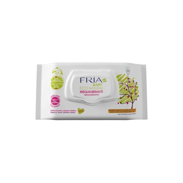 Fria Baby Ecocert Softness Wipes with Lid 80 Wipes
