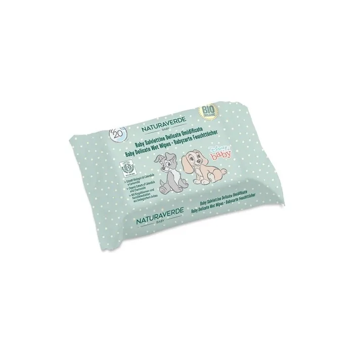 Naturaverde Organic Delicate Wet Wipes for Baby Disney Bambi