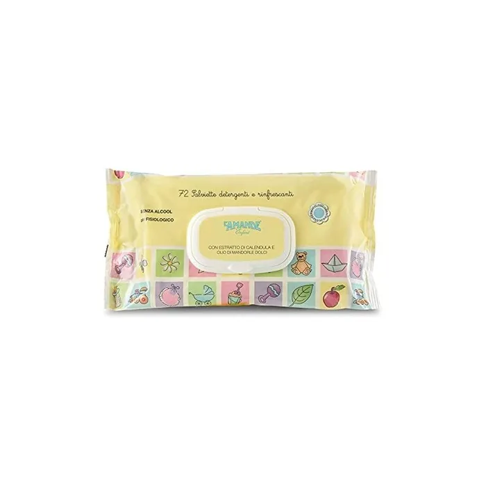 L'Amande Enfant Cleansing Wipes 150ml