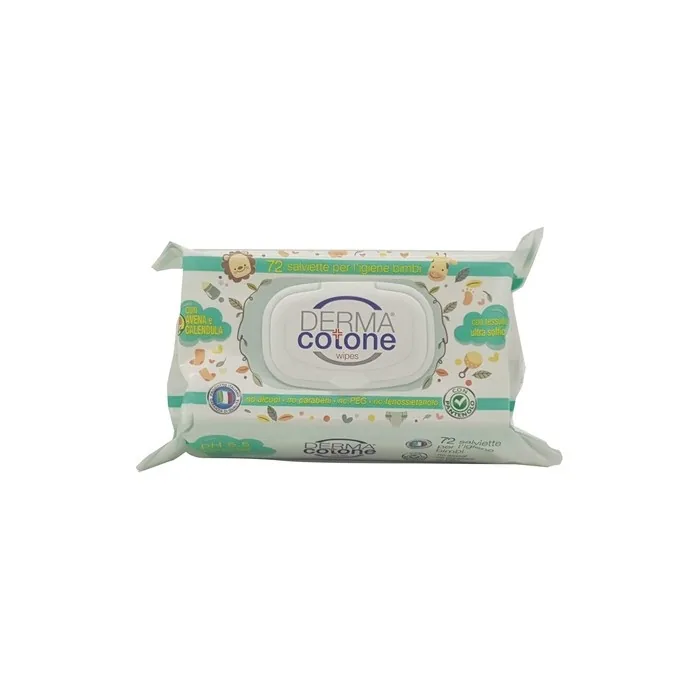 Dermacotone Baby Wipes with Oatmeal and Calendula 72 Wipes