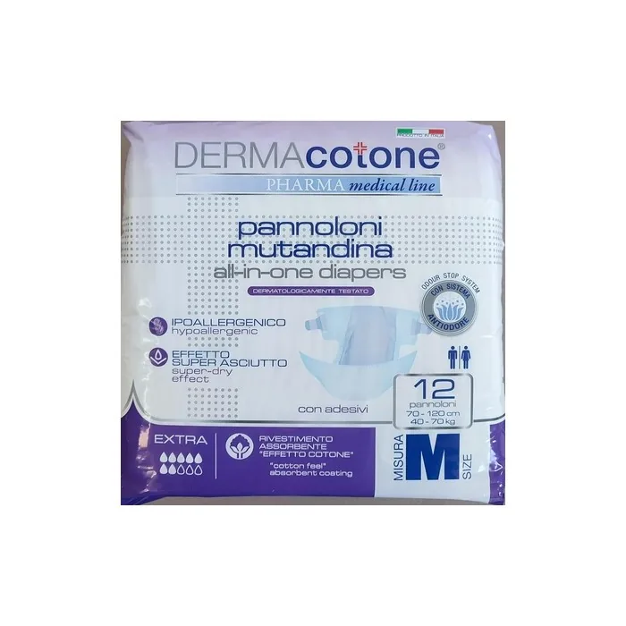 Dermacoton Diaper Pants Size M - Pack of 12