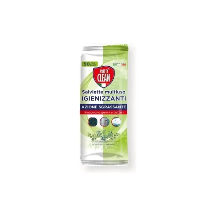 Myluna Pretty Clean Igien Eucal 50p Wipes, As Shown In The Picture, Come Da Foto