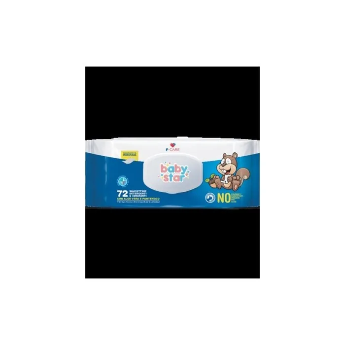 Babystar Baby Wipes Chamomile 72 Pieces