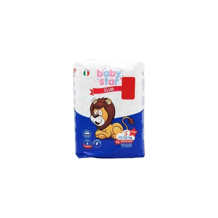 Farvima Medicinali Spa Baby Star 16 Diapers Size 5 Junior
