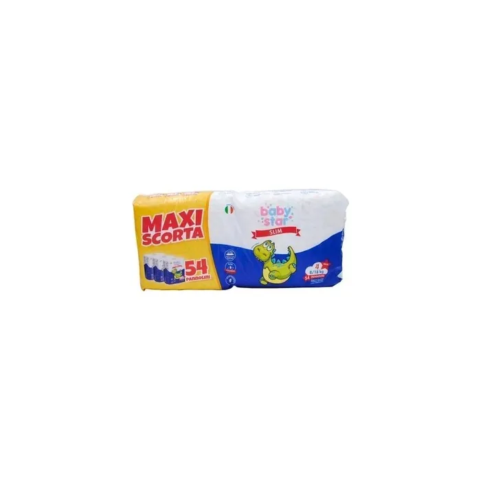 Baby Star Slim Maxi 4 Diapers 54 Pack