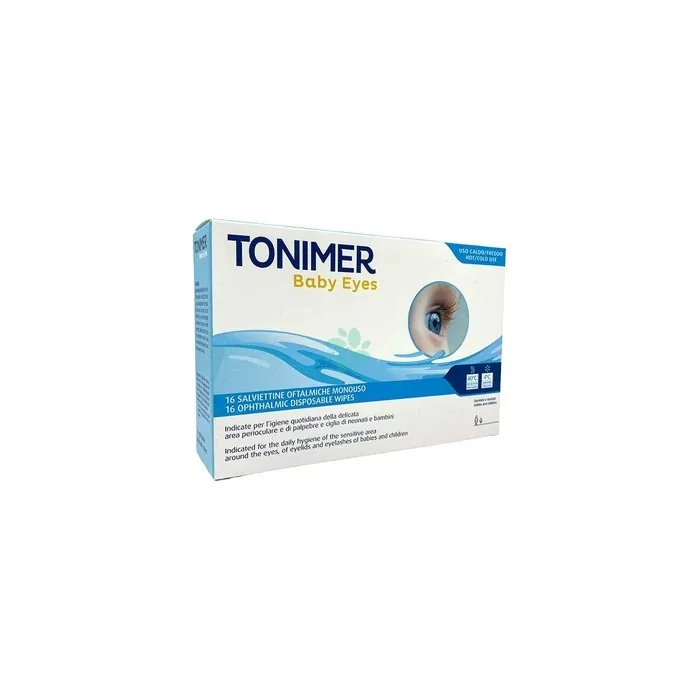Tonimer Baby Eyes Disposable Ophthalmic Wipes 16 Pieces