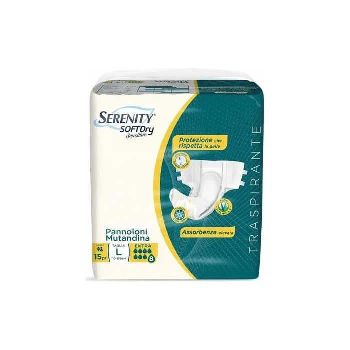 Serenity Soft Dry Sensitive Extra Diapers Size L