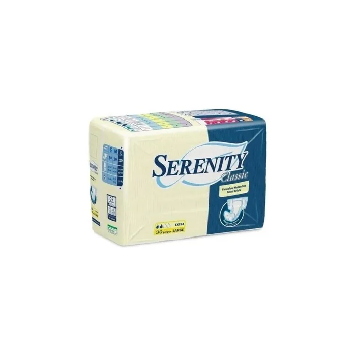 SERENITY Incontinence Diapers Size Extra Large