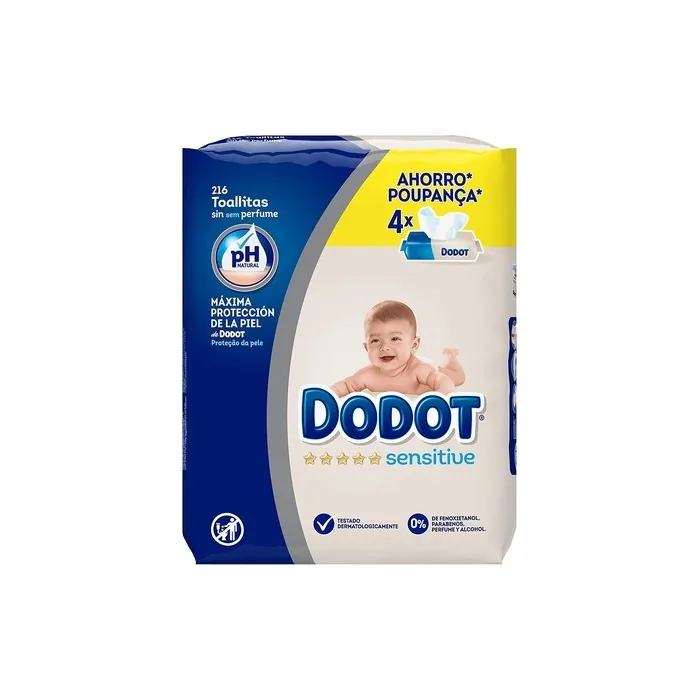 Dodot Sensitive Baby Wipes 54 Wipes