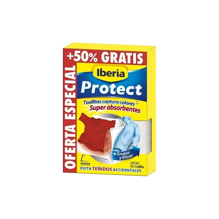 Iberia Protec Color Absorbing Wipes 20 Wipes