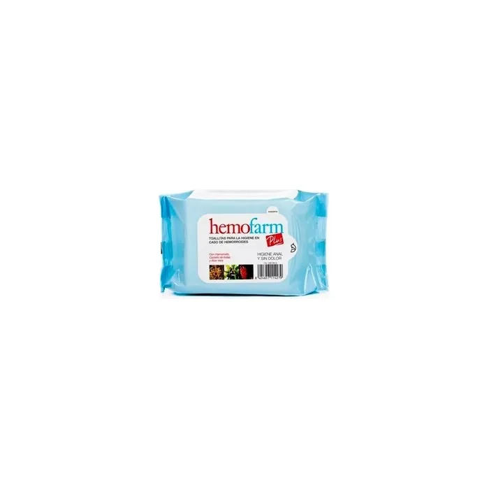 Hemofarm Plus Wet Wipes 60 Units In 20 Envelopes