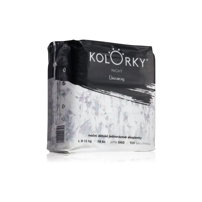 Kolorky Night Unicorn Disposable Diapers Size L 813 Kg 19 Pcs