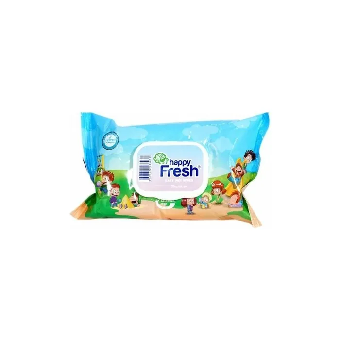 Happy Fresh Baby Wipes 72 Count Clip Pack