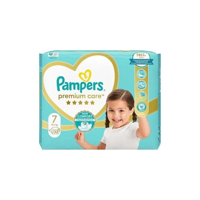 Pampers Premium Care Mega Size 7 3x32 Jumbo Diapers