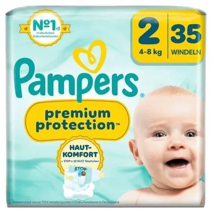 Pampers Premium Protection Nappies Size 2 4-8 Kg