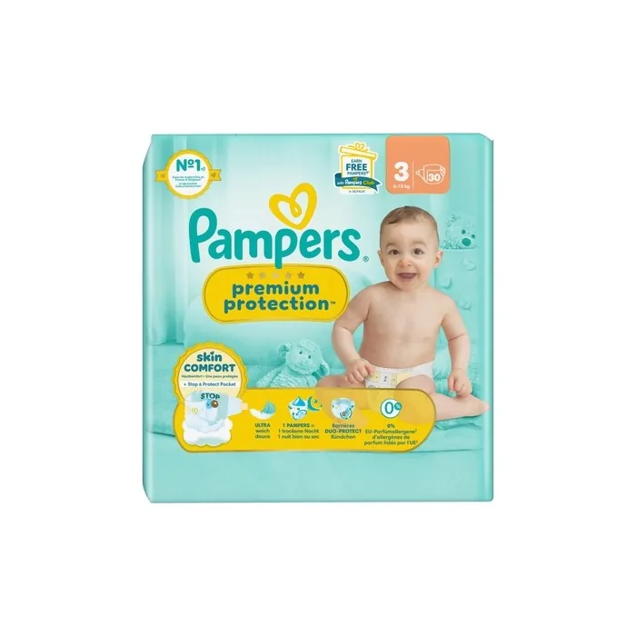 Pampers Premium Protection Size 3 - 30 Pieces