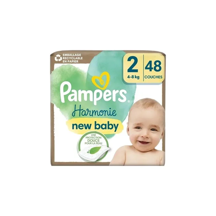 Pampers New Baby Harmonie Size 2 50 Diapers 48 Kg