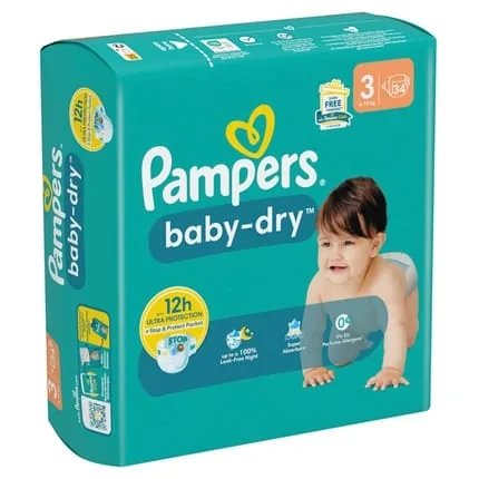 Pampers Baby Dry Size 3 - 35 Pieces