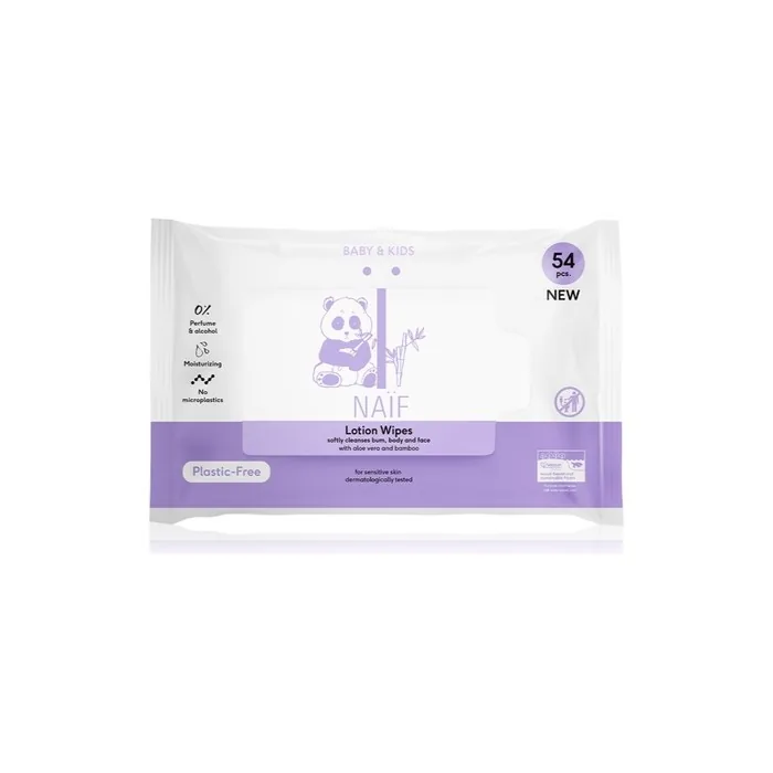Naïf Lotion Wipes Baby Kind - 54 wipes
