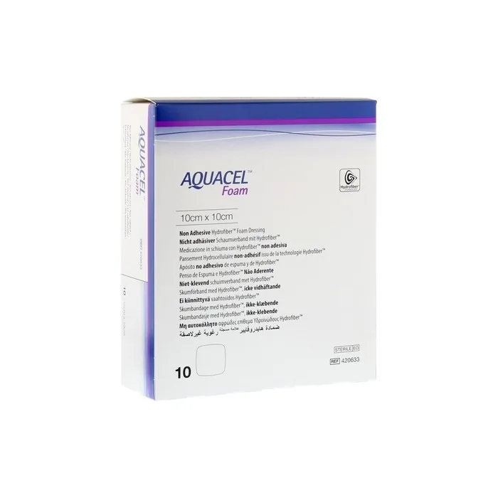 Convatec Italia Aquacel Foam Non Adhesive 10 x 50g - Pack of 10