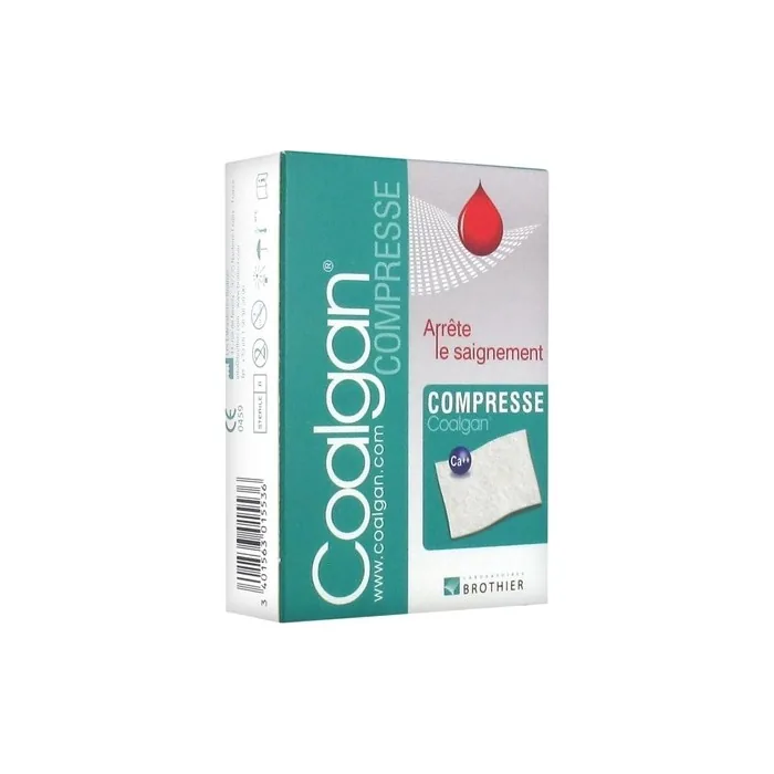 Coalgan Stops Bleeding 5 Compresses - Pack of 5