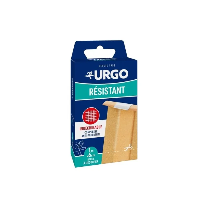 Urgo Cutting Tape Resistant Fabric Non-Stick Compress 1m x 6cm