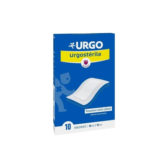 Urgosterile Adhesive Sterile Strip 10 x 15cm - Pack of 10