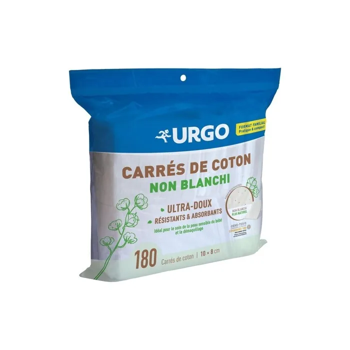 Urgo Ultra-Soft Absorbent Cotton Squares Oeko-Tex Certified