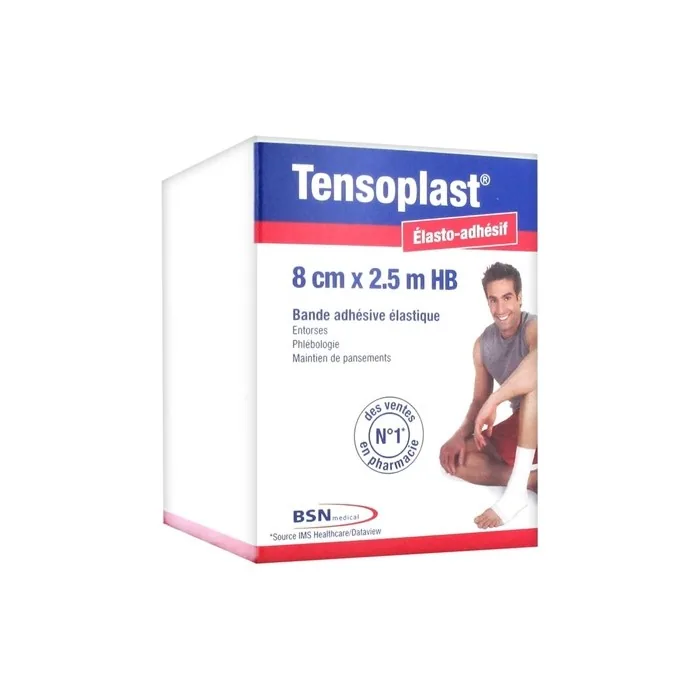 Essity Tensoplast Adhesive Stretch Bandage 8cm X 25m