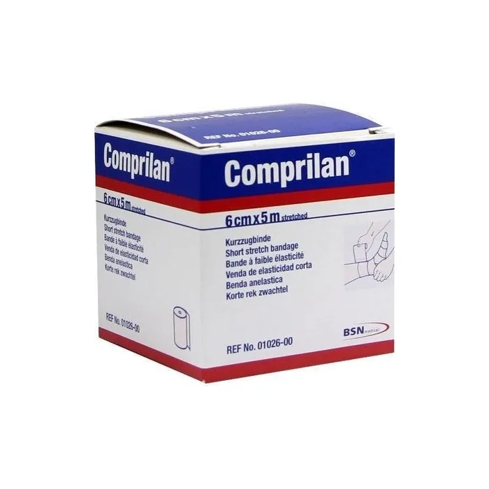 BSN Medical Comprilan Stretch Bandage 100% Cotton Short 6cm x 5m - Pack of 5