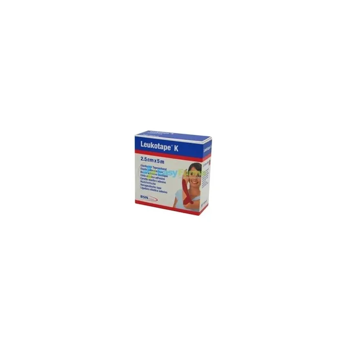 Bsn Medical Leukotape K Elastic Adhesive Bandage Red 25 Cm X 5 M