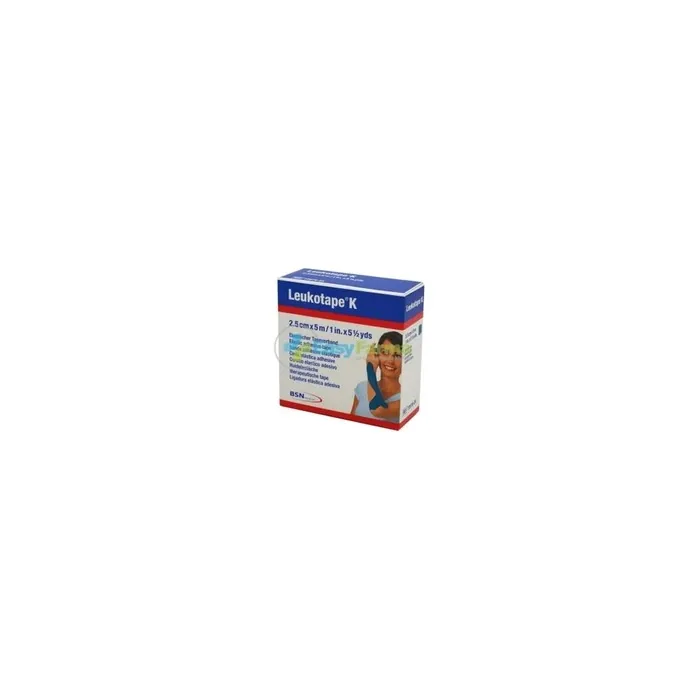 Bsn Medical Leukotape K Elastic Adhesive Bandage Blue 25 Cm X 5 M