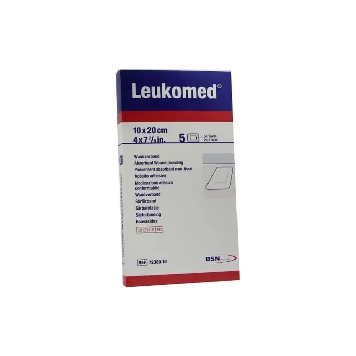 Bsn Medical Leukomed Adhesive Sterile Dressing 10x20cm Pack Of 5 Dressings