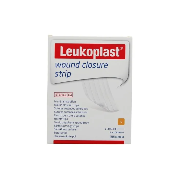 Essity Leukoplast Self-Adhesive Skin Sutures 10 Strips 6x100mm